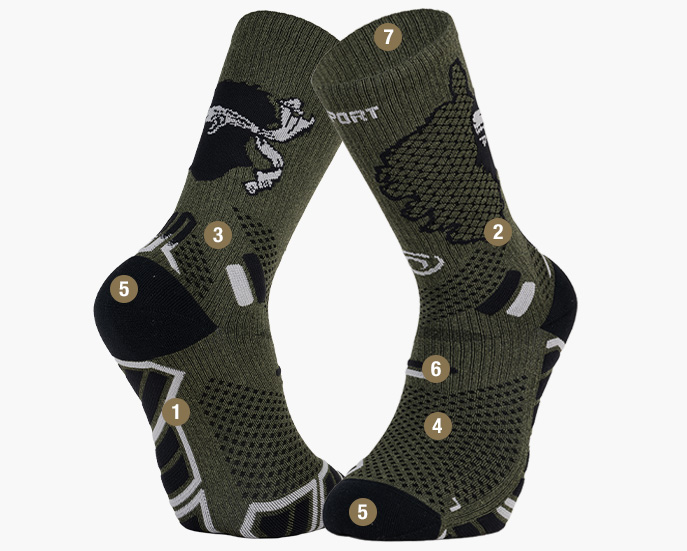 Chaussettes Trail Ultra High occitanie